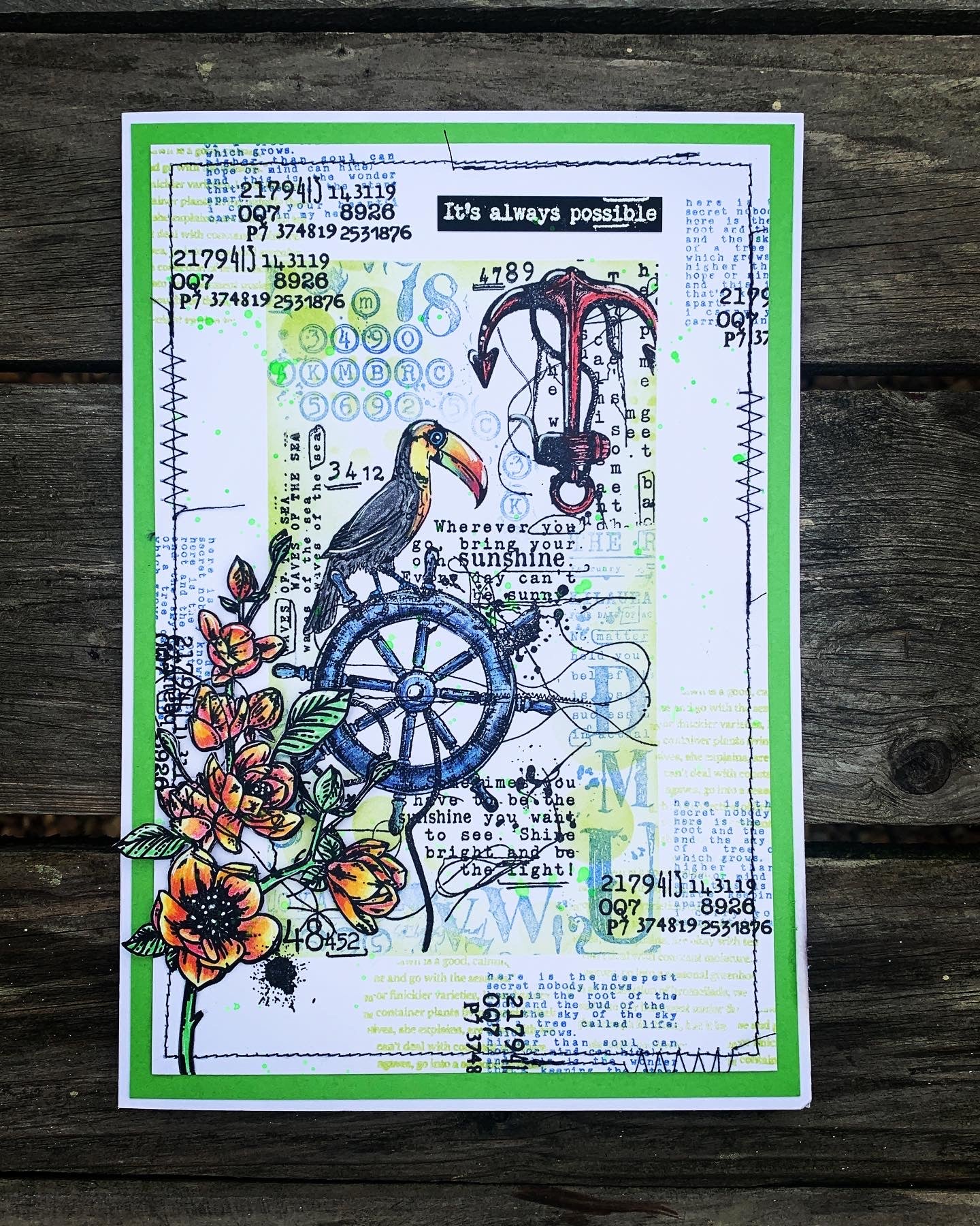 TP-324 - A5 Clear Stamp Set - Blooming Beauty