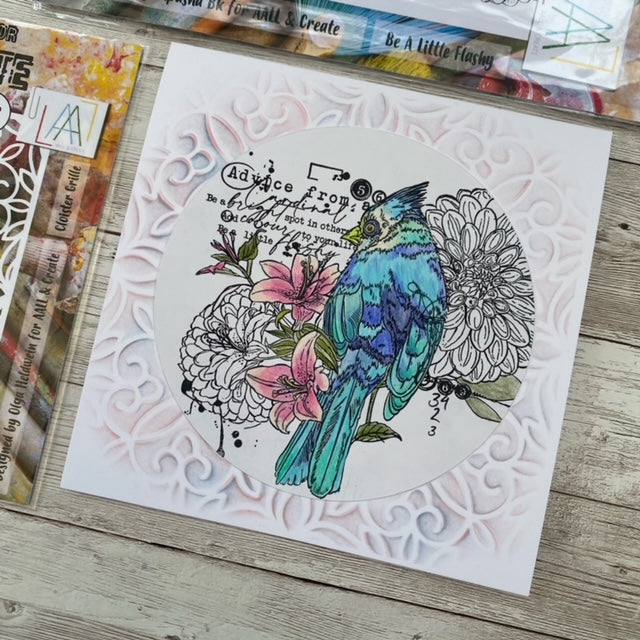 TP-744 - A5 Clear Stamp Set - Be A Little Flashy