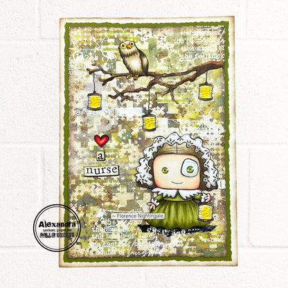 #959 - A7 Stamp Set - Florence Nightingale