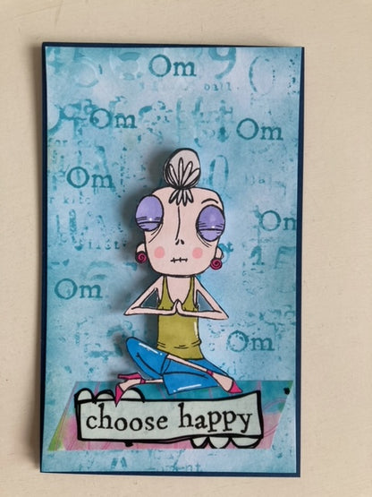 #764 - A7 Clear Stamp Set - Om Dee