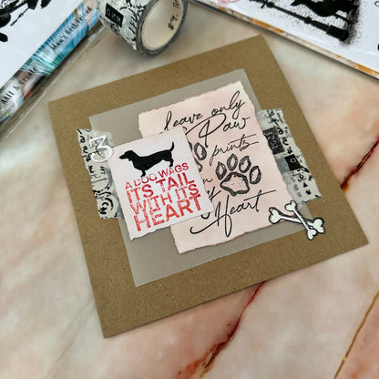 TP-862 - A5 Clear Stamp Set - Canine Dreams