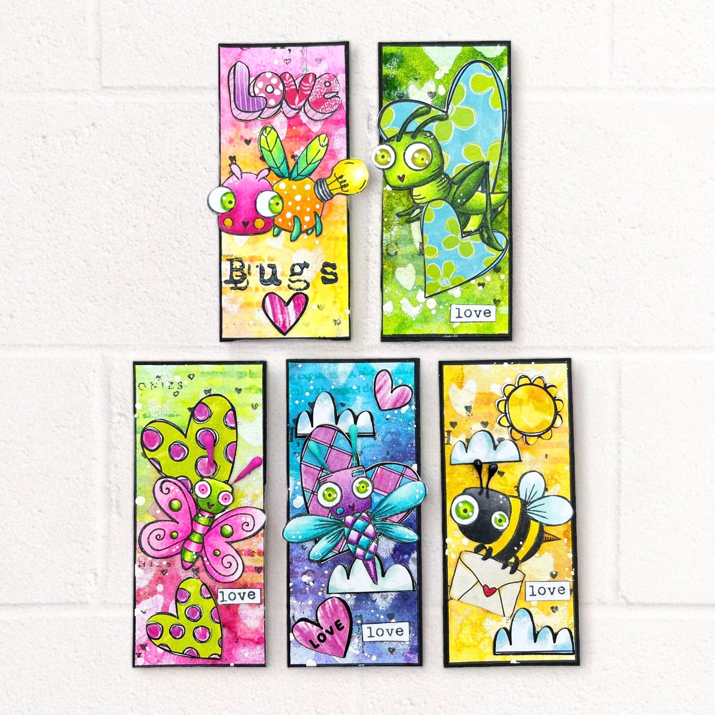 #1039 - A7 Stamp - Buzzie Bugs