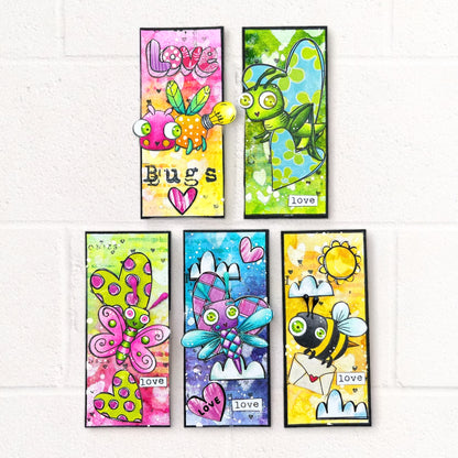 #1039 - A7 Stamp - Buzzie Bugs