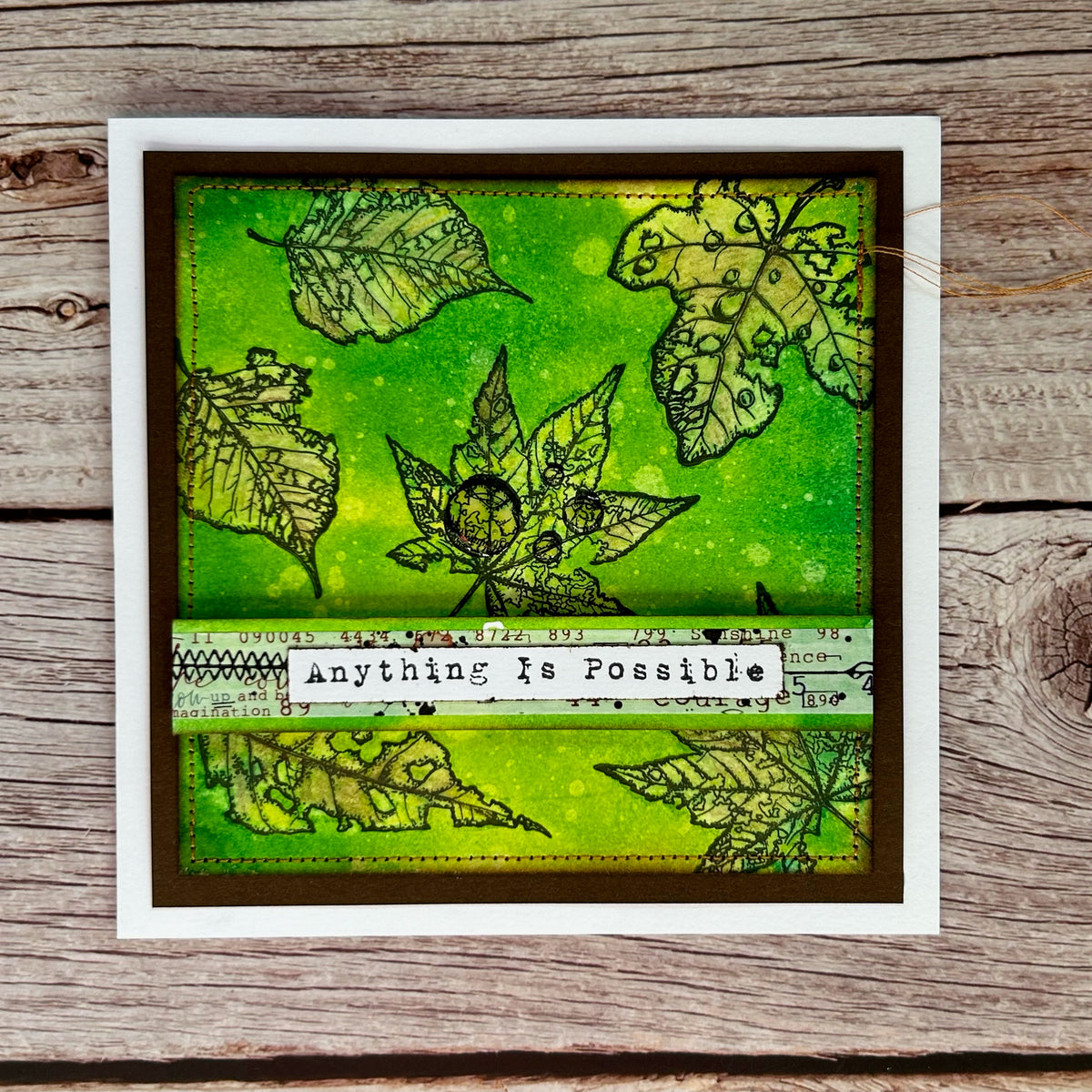 TP-1109 - A6 Stamp Set - Crunched Leafdrop
