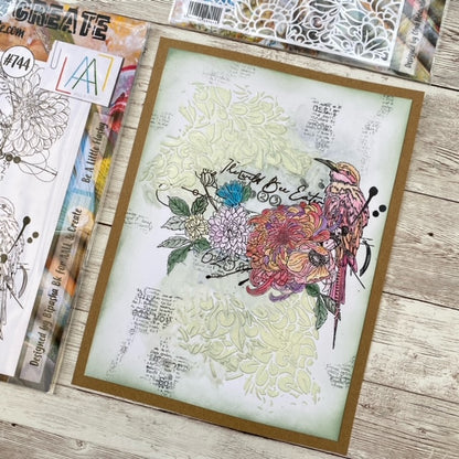 TP-744 - A5 Clear Stamp Set - Be A Little Flashy