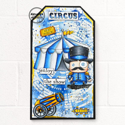 #1206 - A6 Stamp Set - The Big Top