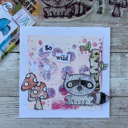 #656 - A7 Clear Stamp Set - Go Wild