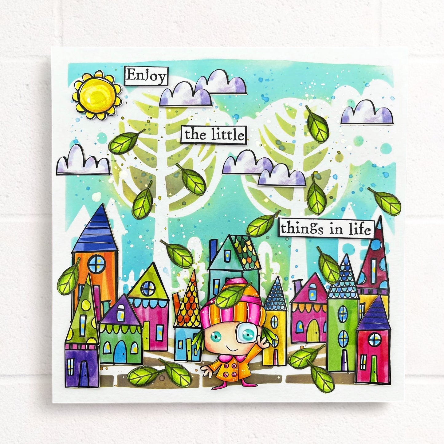 #188 - 6"x6" Stencil - Friendly Avenue