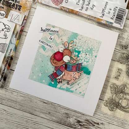 TP-611 - A7 Clear Stamp Set - Reindeer