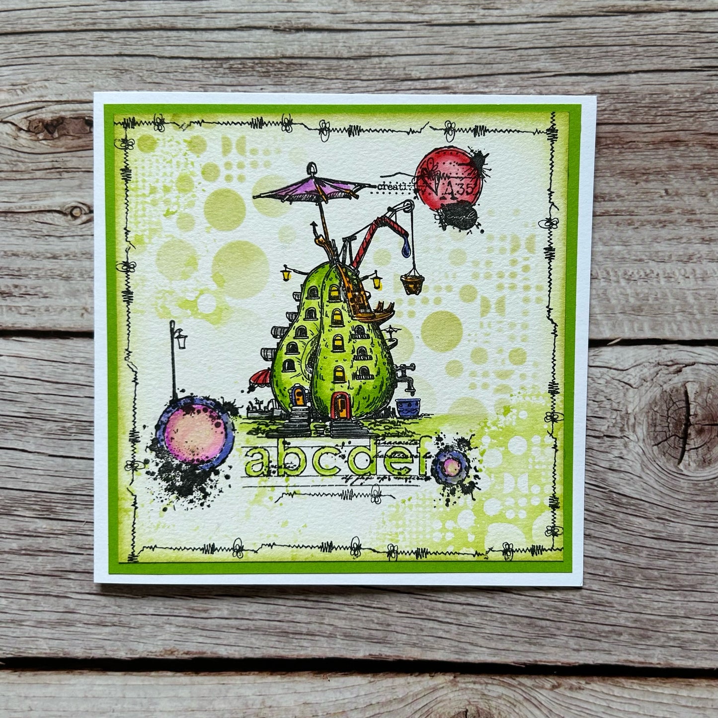 #1161 - A8 Stamp Set - Trio Cirque