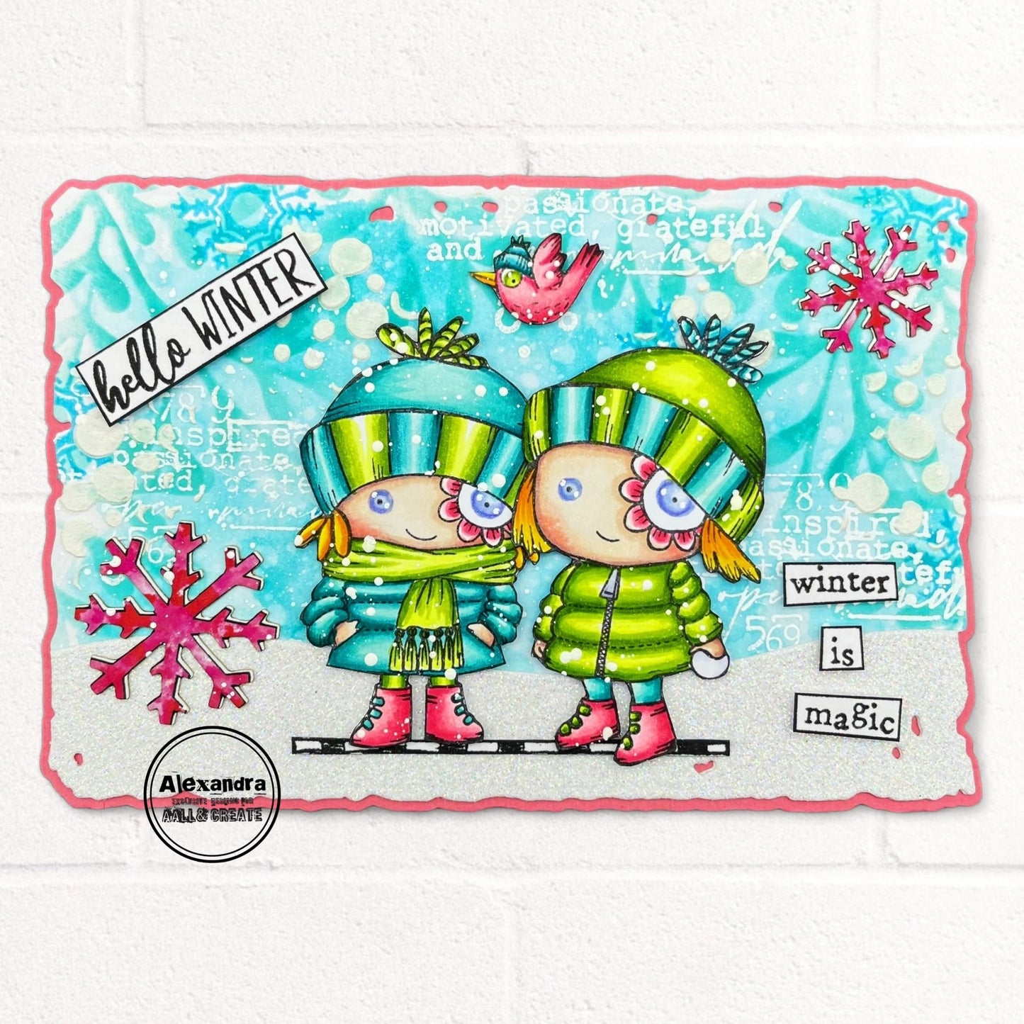 Janet Klein Christmas A7 Stamps Bundle