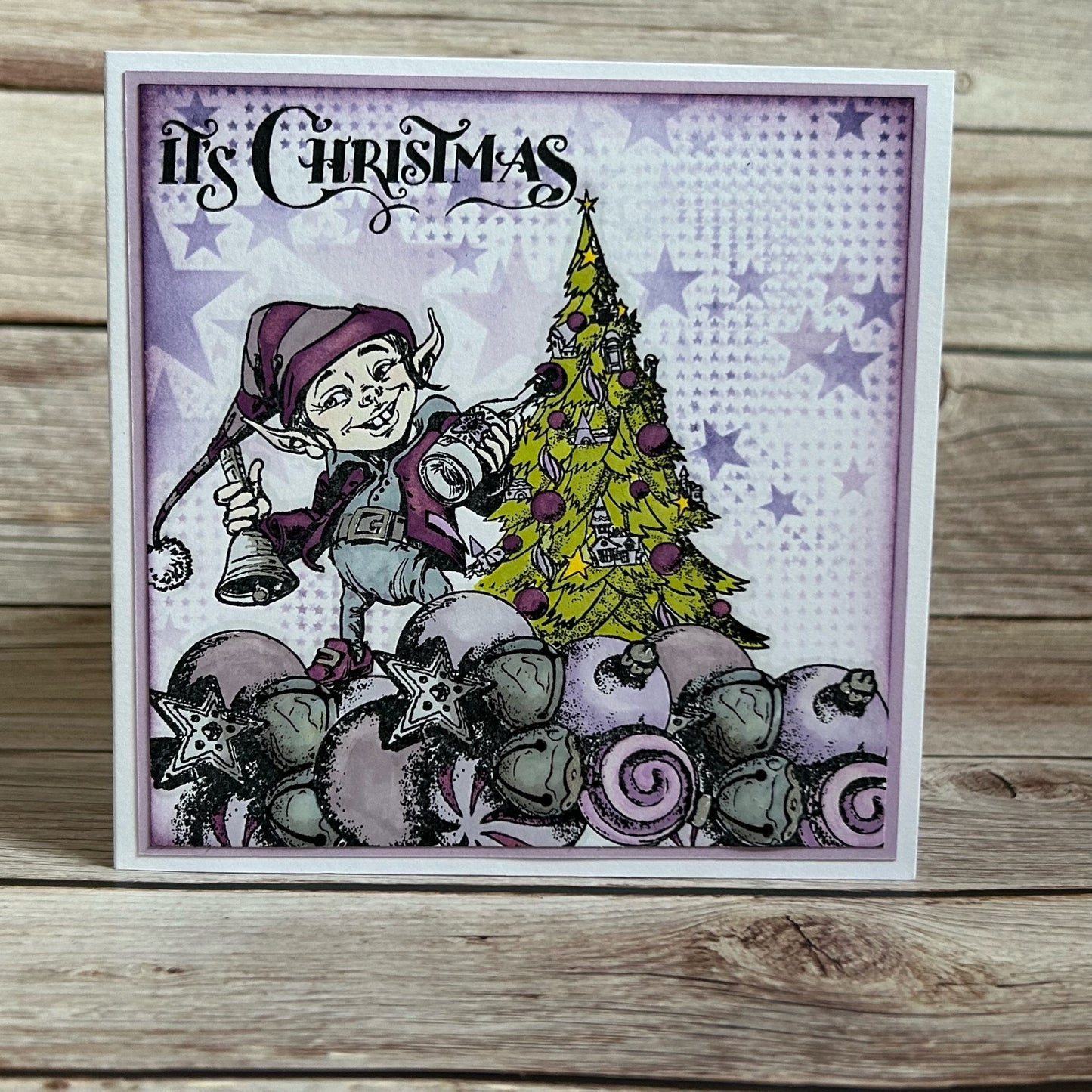 #999 - A5 Stamp Set - Candy Town Elves