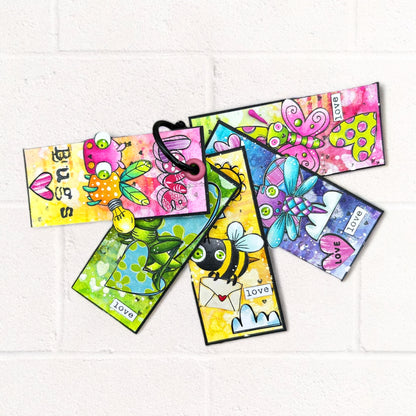 #1039 - A7 Stamp - Buzzie Bugs