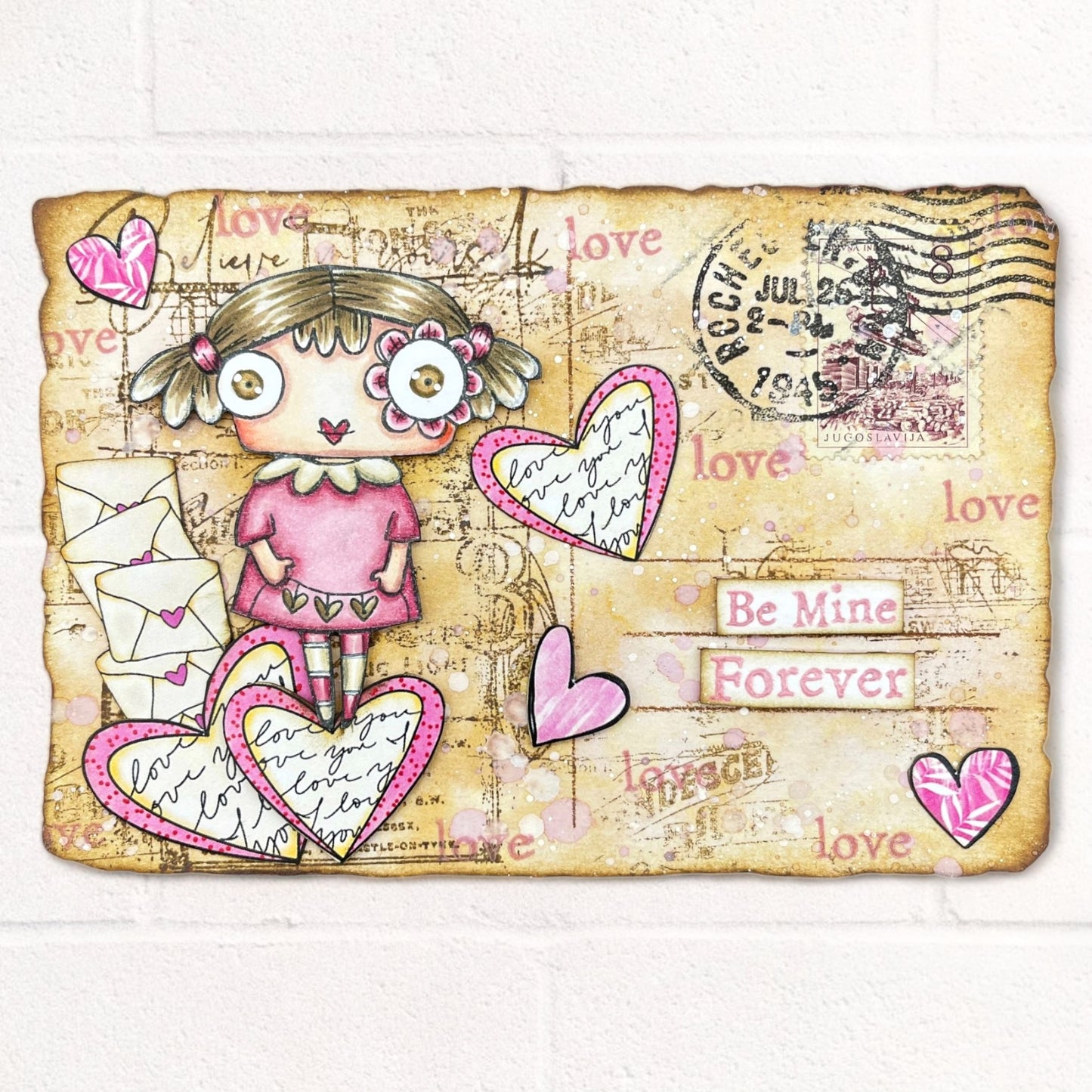 #18 - Ephemera Die-Cuts - Flying Hearts