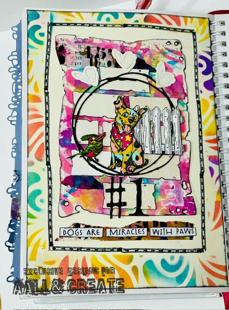 TP-373 - A6 Clear Stamp Set - Rescue Puppies