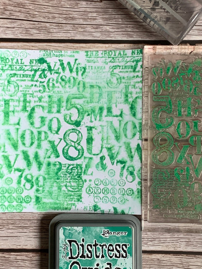 TP-336 - A6 Clear Stamp Set - Bold Alphas