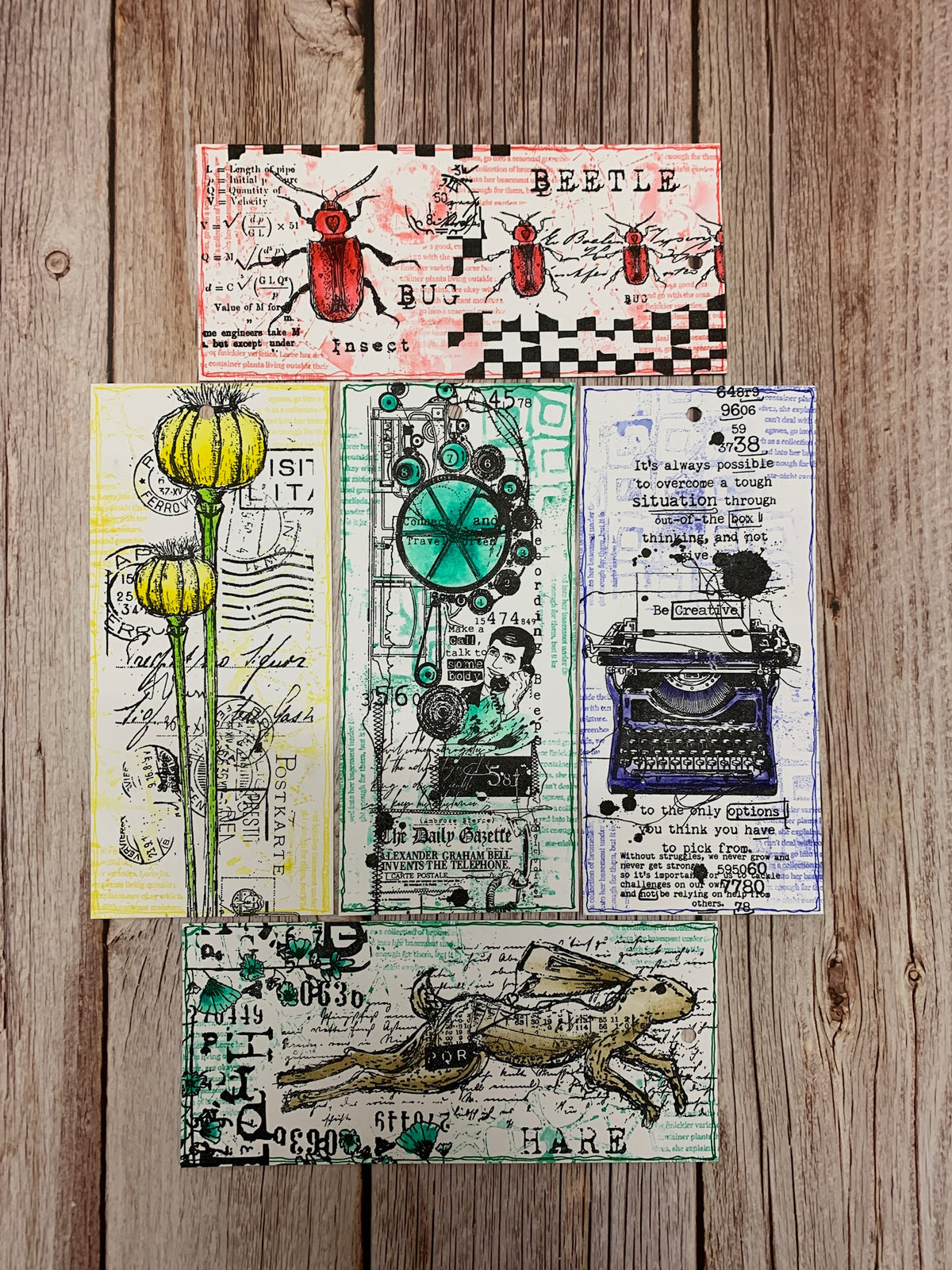 TP-325 - A5 Clear Stamp Set - Time Up