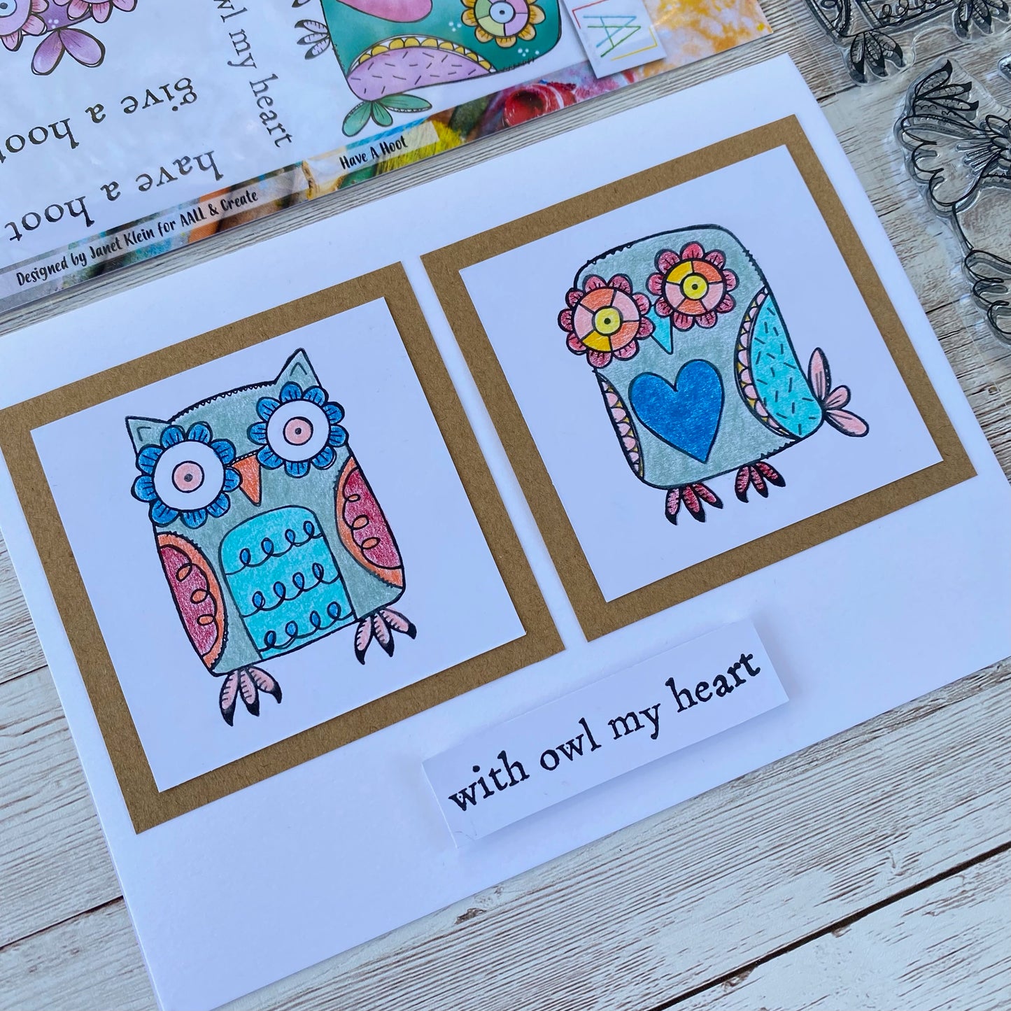 #658 - A6 Clear Stamp Set - Have A Hoot