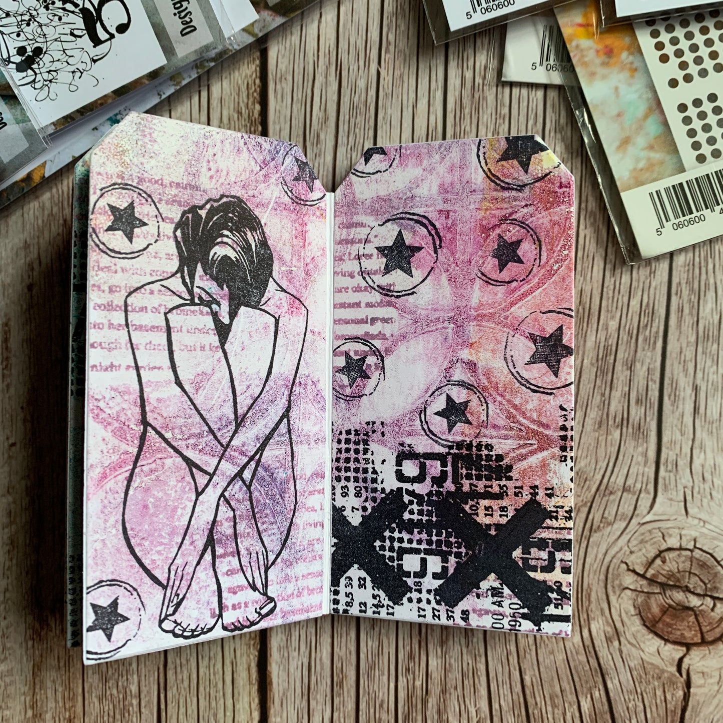 TP-372 - A6 Clear Stamp Set - Textural Elements