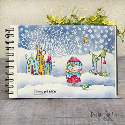 #608 - A7 Clear Stamp Set - Miss Merry