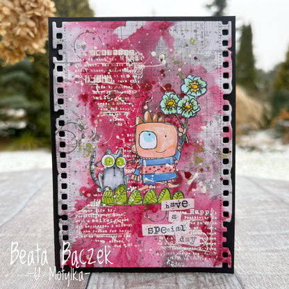 TP-965 - A7 Stamp Set - Happiness Floats
