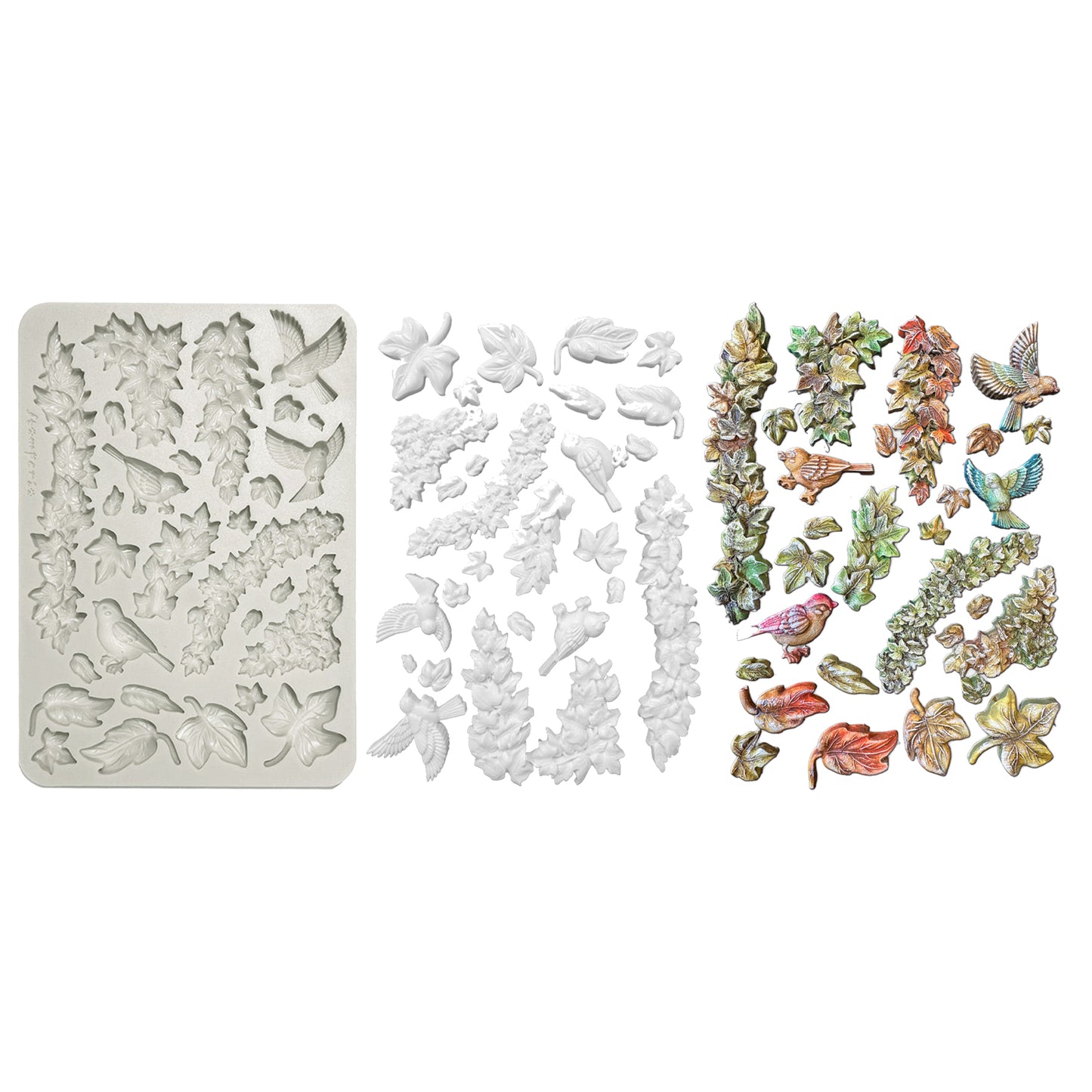 Stamperia House of Roses A5 Silicon Mould Ivy