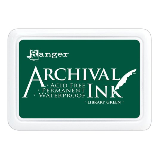 Ranger Archival Ink Pad Library Green