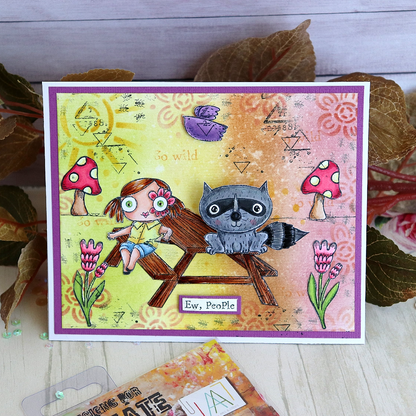 #656 - A7 Clear Stamp Set - Go Wild