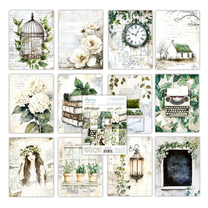 Mintay Art Journal Paper Pad 6x8 Inch Green Gables