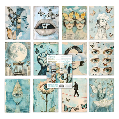 Mintay Art Journal Paper Pad 6x8 Inch Surreal Flight
