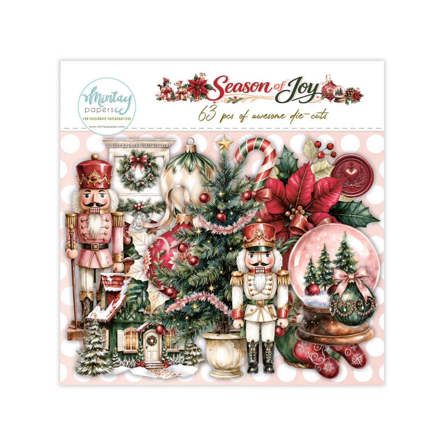 Mintay Season of Joy Paper Die-Cuts (63pcs)