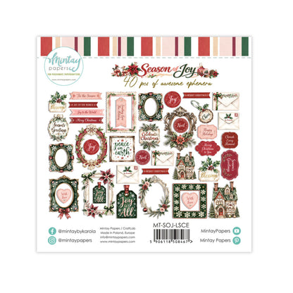 Mintay Season of Joy Paper Ephemera (40pcs)