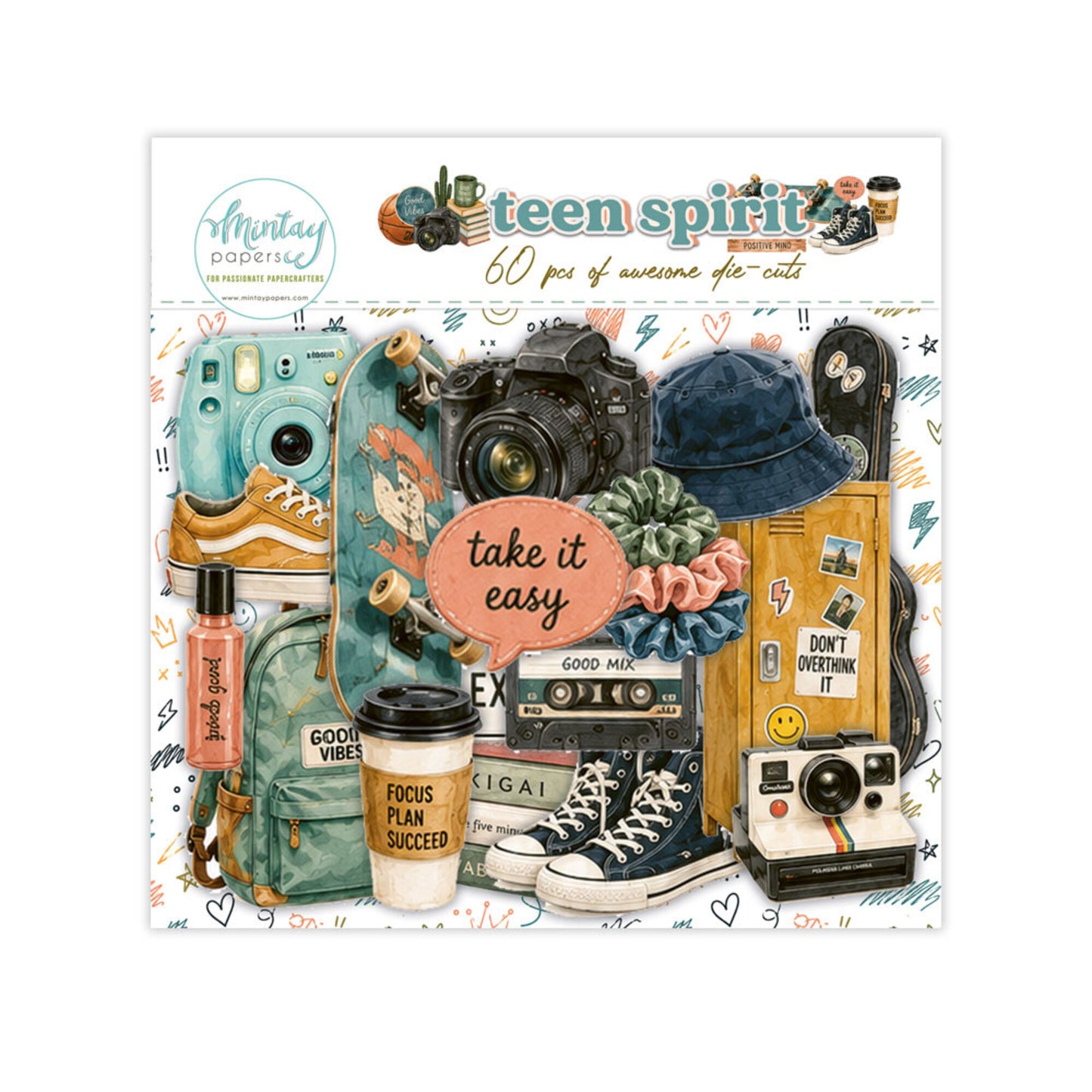 Mintay Teen Spirit Paper Die-Cuts (60pcs)