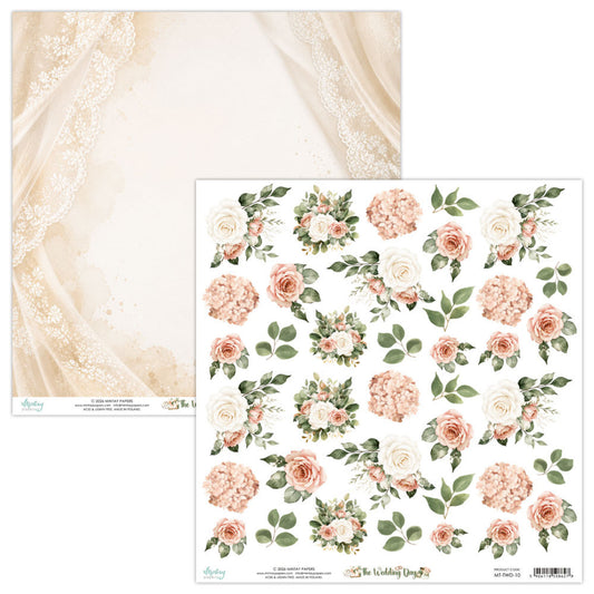 Mintay The Wedding Day 12x12 Inch Fussy Cut Floral Paper