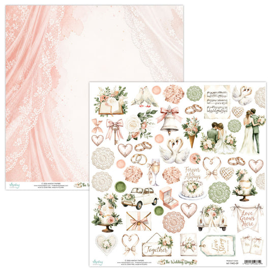 Mintay The Wedding Day 12x12 Inch Paper Elements