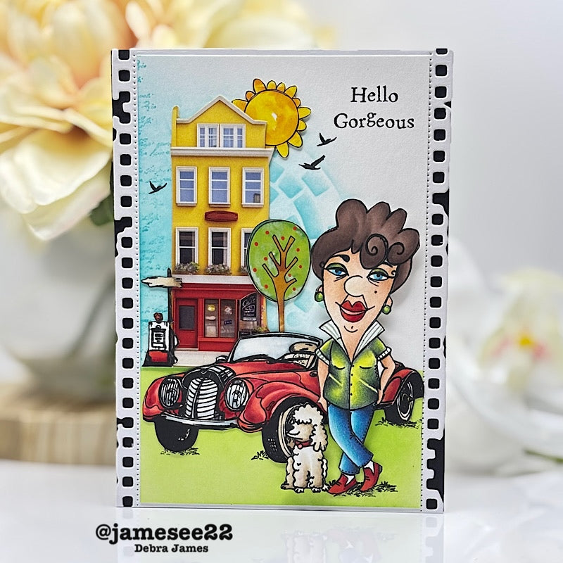 #846 - A7 Clear Stamp Set - Hello Gorgeous