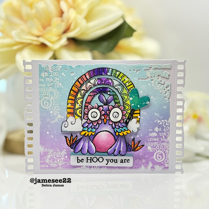 #457 - A6 Clear Stamp Set - Background Voices