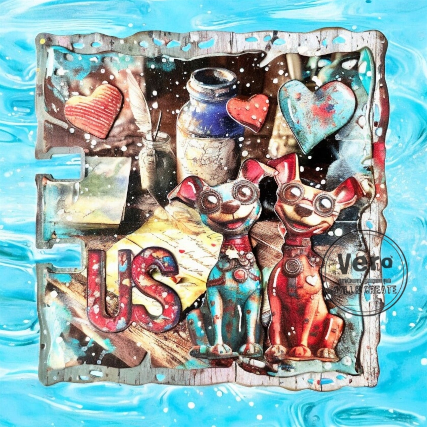 #125 - Washi Tape - Quill & Heart (Layer-It-Up!)