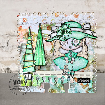 Janet Klein Christmas A7 Stamps Bundle