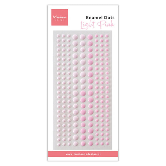 Marianne Design Decoration Enamel Dots Duotone Light Pink