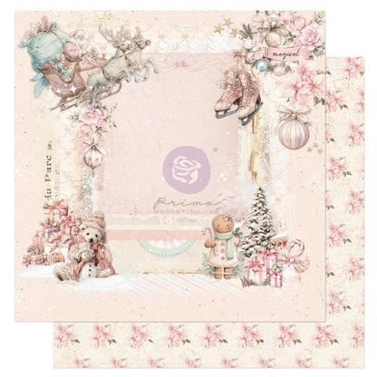 Prima Marketing Christmas Blush 6x6 Inch Paper Pad by Frank Garcia
