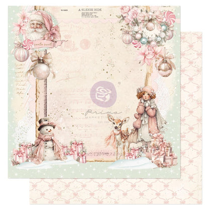 Prima Marketing Christmas Blush 6x6 Inch Paper Pad by Frank Garcia