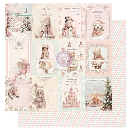 Prima Marketing Christmas Blush 6x6 Inch Paper Pad by Frank Garcia