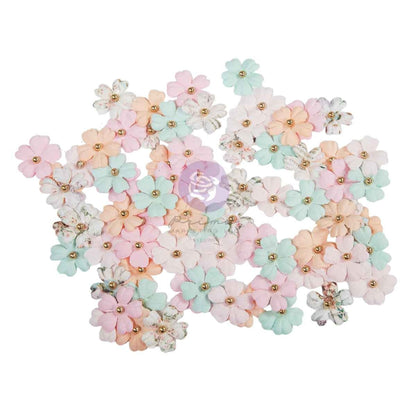 Prima Marketing Christmas Blush Flowers Jolly Memories (72pcs) by Frank Garcia