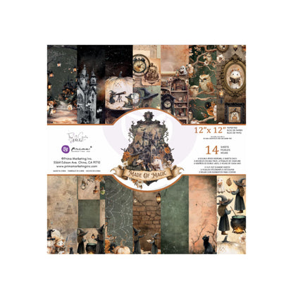 Prima Marketing Made of Magic 12x12 Inch Paper Pad by The 3 Girls Tale