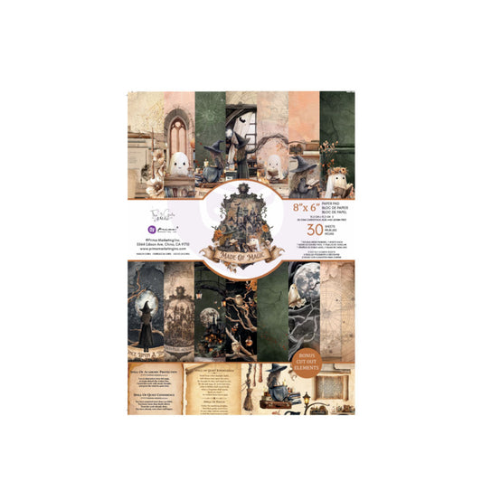 Prima Marketing Made of Magic 8x6 Inch Paper Pad by The 3 Girls Tale