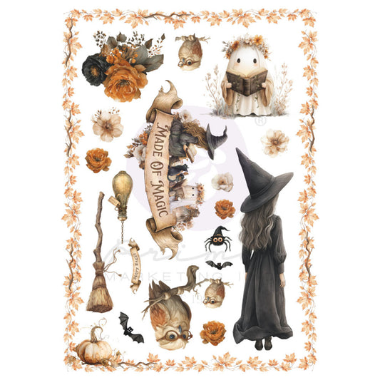 Prima Marketing Made of Magic A4 Transfer by The 3 Girls Tale