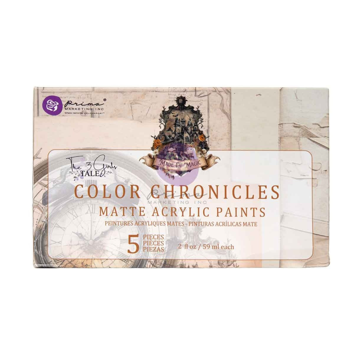Prima Marketing Made of Magic Acrylic Paint Set by The 3 Girls Tale