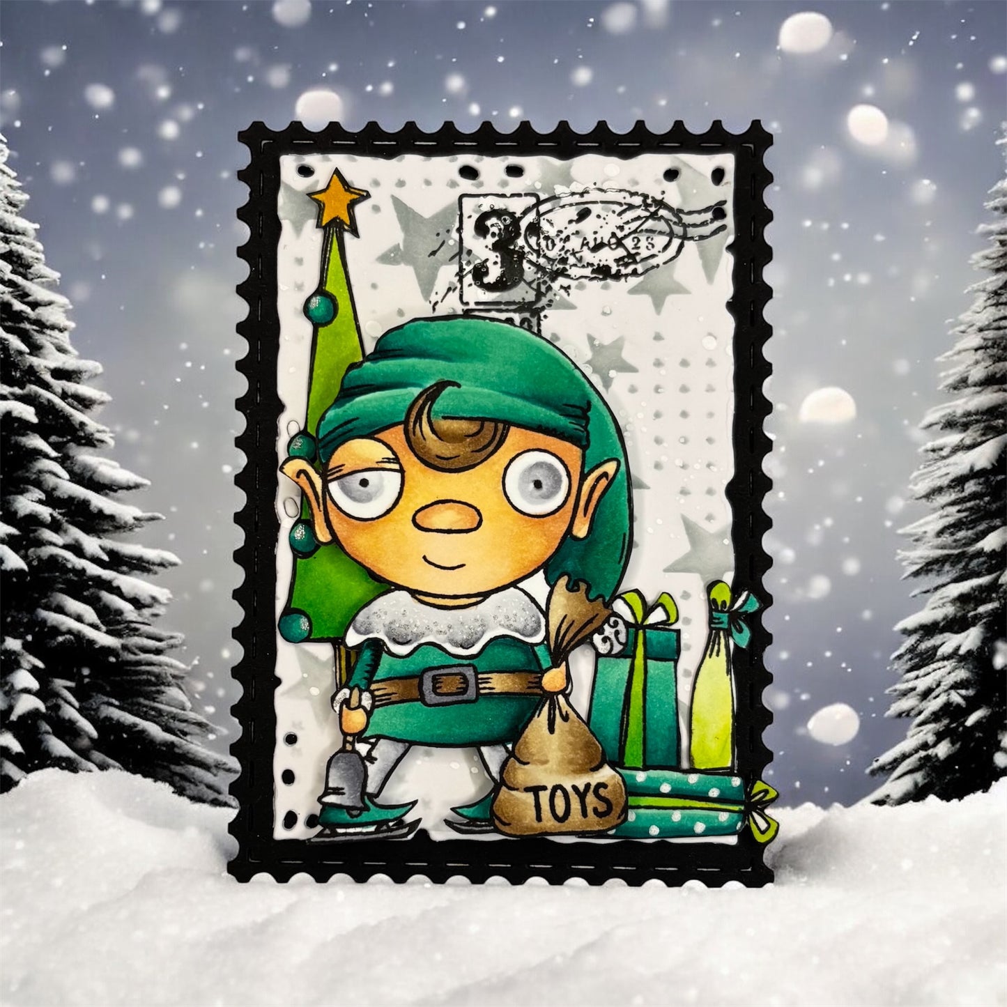 Twinkles & Tidings Stamp Collection