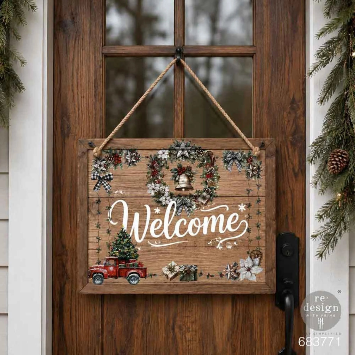 Re-Design with Prima Home For The Holidays 8,5x11 Inch Middy Plus Transfers (4pcs)